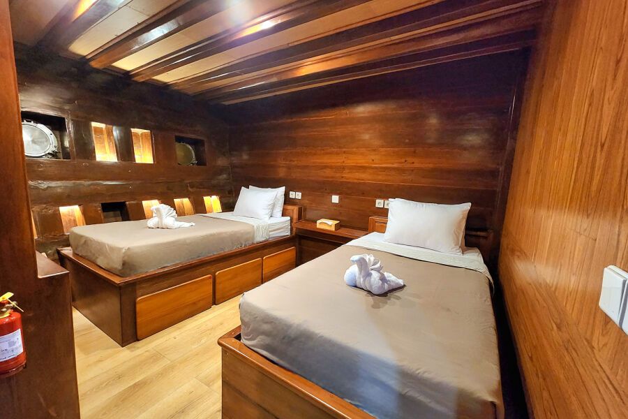 Dancing Wind – Kabine Twin Share (Twin Beds/Double Bed Convertible) + Single Bed, Bild 2