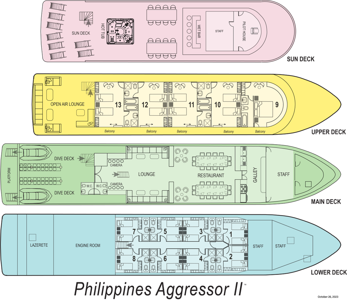Deckplan Philippines Aggressor II