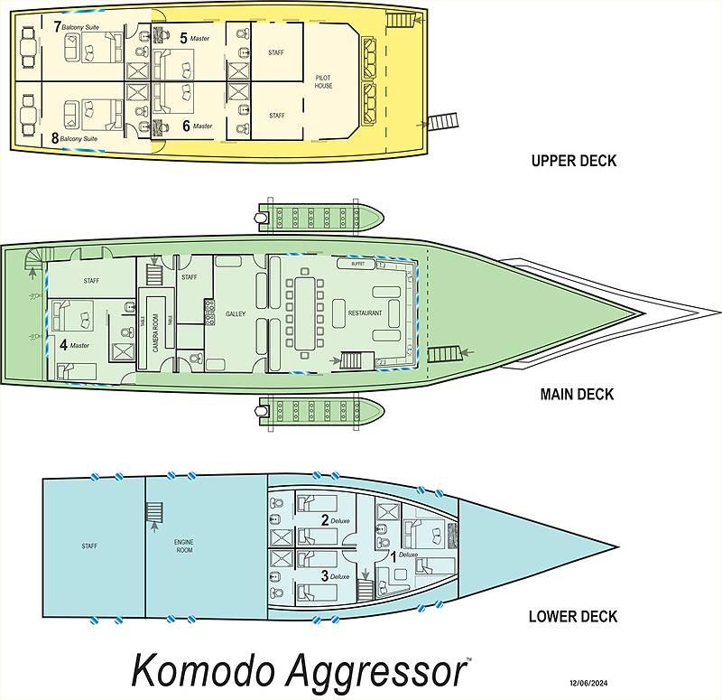 Deckplan Komodo Aggressor